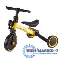 Rowerek Trike Fix Mini biegowy trójkołowy 3w1 z pedałami żółty