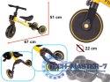 Rowerek Trike Fix Mini biegowy trójkołowy 3w1 z pedałami żółty