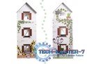 Domek dla lalek drewniany LULILO FLORO boho LED 78cm