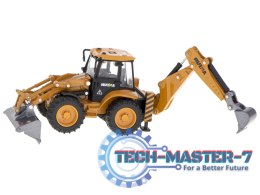 Koparka ładowarka metalowa z ruchomymi łyżkami Die-Cast H-toys 1704 1:50