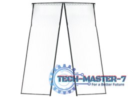 Moskitiera siatka magnetyczna na drzwi 100x210cm CZARNA