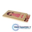 Puzzle drewniane warstwowe budowa ciała montessori dziewczynka