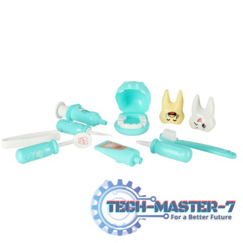 Dentysta zestaw lekarski hipopotam niebieski Dentysta zestaw lekarski hipopotam niebieski