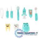 Dentysta zestaw lekarski hipopotam niebieski