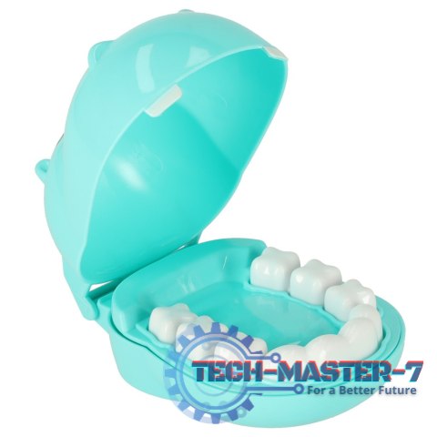 Dentysta zestaw lekarski hipopotam niebieski Dentysta zestaw lekarski hipopotam niebieski