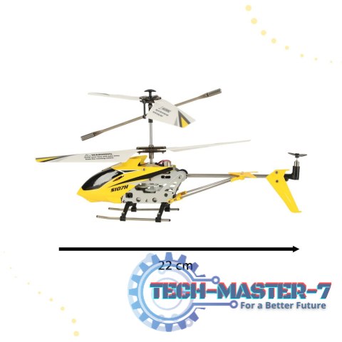 Helikopter zdalnie sterowany na pilota RC SYMA S107H 2.4GHz RTF żółty Helikopter zdalnie sterowany na pilota RC SYMA S107H 2.4GHz RTF żółty
