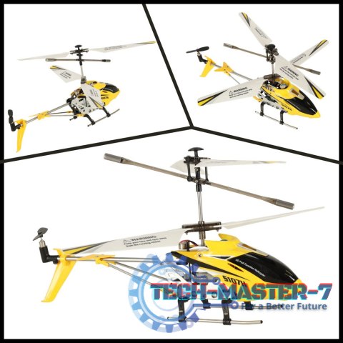 Helikopter zdalnie sterowany na pilota RC SYMA S107H 2.4GHz RTF żółty Helikopter zdalnie sterowany na pilota RC SYMA S107H 2.4GHz RTF żółty