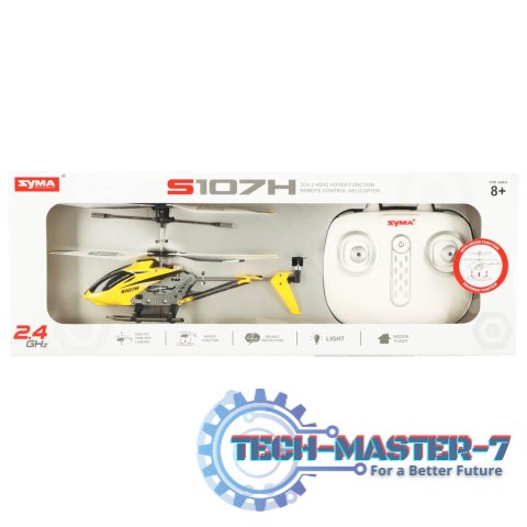 Helikopter zdalnie sterowany na pilota RC SYMA S107H 2.4GHz RTF żółty Helikopter zdalnie sterowany na pilota RC SYMA S107H 2.4GHz RTF żółty