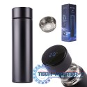 Kubek bidon termiczny termos smart LED 500ml czarny