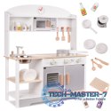 Kuchnia dla dzieci drewniana MDF MODERN CLASSIC akcesoria 82cm