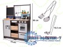 Kuchnia dla dzieci drewniana MDF z akcesoriami LOFT XXL 96cm