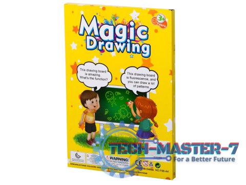 Magiczna tablica do rysowania światłem + długopis UV kreatywny zestaw Magiczna tablica do rysowania światłem + długopis UV kreatywny zestaw