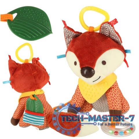 Maskotka sensoryczna zawieszka do wózka lisek Maskotka sensoryczna zawieszka do wózka lisek