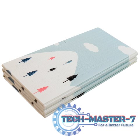 Mata edukacyjna dwustronna składana ulica las 177 x 198 x 1 cm Mata edukacyjna dwustronna składana ulica las 177 x 198 x 1 cm