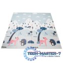 Mata edukacyjna piankowa dwustronna składana ulica las 177 x 158 cm