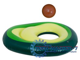 Materac dmuchany do pływania awokado z pestką piłką 150cm XL