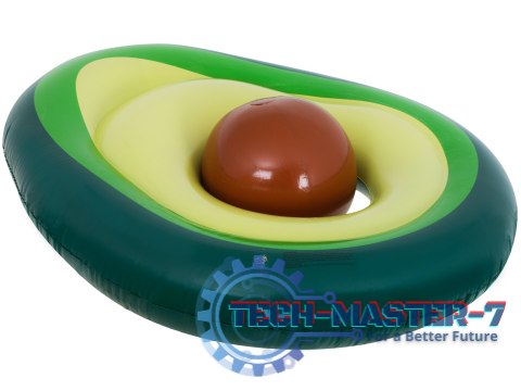 Materac dmuchany do pływania awokado z pestką piłką 150cm XL Materac dmuchany do pływania awokado z pestką piłką 150cm XL