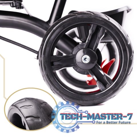 Rowerek trójkołowy Trike Fix Lite 3w1 z daszkiem obracany regulowany spacerówka prowadnik pasy granatowy Rowerek trójkołowy Trike Fix Lite 3w1 z daszkiem obracany regulowany spacerówka prowadnik pasy granatowy