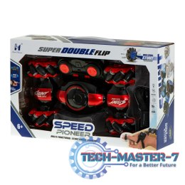 Samochód zdalnie sterowany na pilota RC Speed Pioneer Stunt Car 360 czerwony