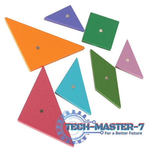 Tangram książeczka magnetyczna układanka montessori klocki gra logiczna 3D Tangram książeczka magnetyczna układanka montessori klocki gra logiczna 3D