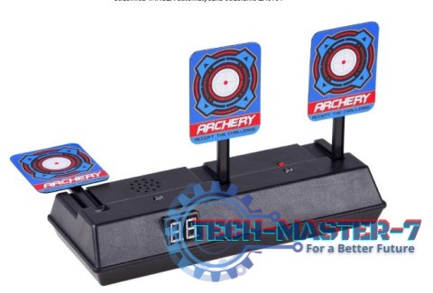 Tarcza do strzelania do wyrzutni karabinu elektroniczna strzelnica 3 cele licznik cyfrowy Tarcza do strzelania do wyrzutni karabinu elektroniczna strzelnica 3 cele licznik cyfrowy