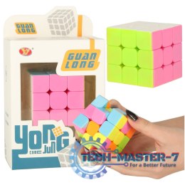 Gra logiczna Kostka łamigłówka 3x3x3 neon