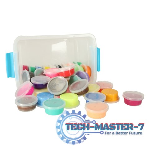 Magiczna piankolina 36x15g kol + akcesoria box Magiczna piankolina 36x15g kol + akcesoria box
