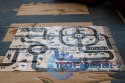 Mata do zabawy miasto ulica + znaki drogowe wodoodporna kremowa 130x100cm