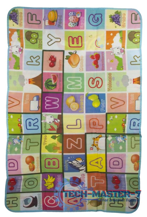 Mata edukacyjna piankowa dwustronna składana bajkowy świat 180 x 120 cm Mata edukacyjna piankowa dwustronna składana bajkowy świat 180 x 120 cm