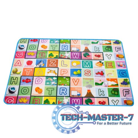 Mata edukacyjna piankowa dwustronna składana bajkowy świat 180 x 120 cm Mata edukacyjna piankowa dwustronna składana bajkowy świat 180 x 120 cm