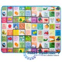 Mata edukacyjna piankowa dwustronna składana bajkowy świat 180 x 120 cm