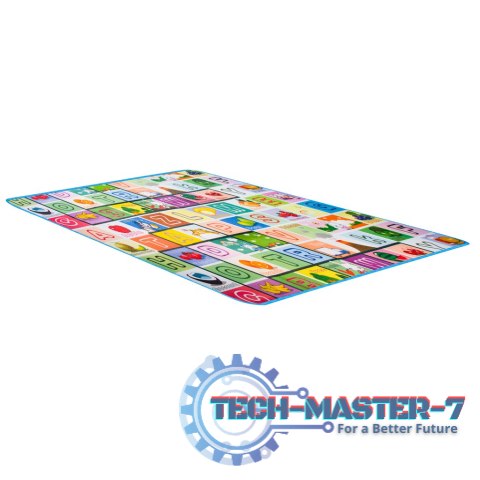 Mata edukacyjna piankowa dwustronna składana bajkowy świat 180 x 120 cm Mata edukacyjna piankowa dwustronna składana bajkowy świat 180 x 120 cm