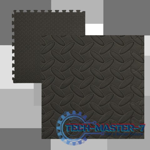 Mata edukacyjna piankowa puzzle czarny 60 x 60 cm 4 elementy Mata edukacyjna piankowa puzzle czarny 60 x 60 cm 4 elementy
