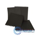 Mata edukacyjna piankowa puzzle czarny 60 x 60 cm 4 elementy