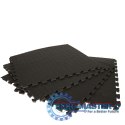Mata edukacyjna piankowa puzzle czarny 60 x 60 cm 4 elementy