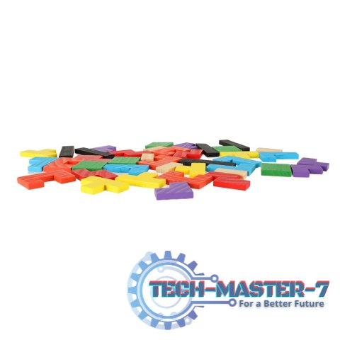 Puzzle drewniane układanka tetris klocki 40el. Puzzle drewniane układanka tetris klocki 40el.
