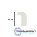 Zegar ścienny naklejany na ścianę 3D lustrzany DIY duży nowoczesny 80-120cm XL