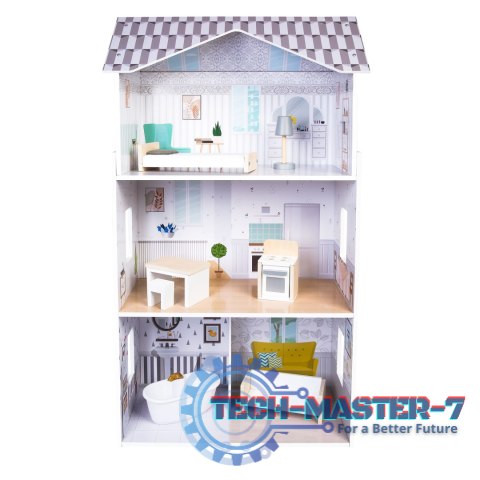 Domek dla lalek z meblami Rezydencja Grace ECOTOYS ECOTOYS Domek dla lalek z meblami Rezydencja Grace ECOTOYS ECOTOYS
