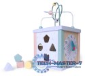Drewniana kostka edukacyjna, sorter, mula, zegar ECOTOYS ECOTOYS