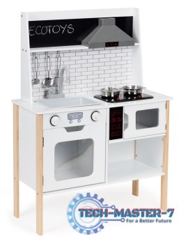 Drewniana kuchnia dla dzieci + dźwięki światełka ECOTOYS ECOTOYS
