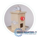 Duży drewniany tor garaż parking z windą + autka ECOTOYS ECOTOYS