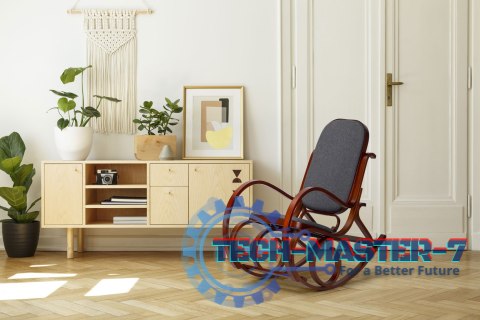 Fotel bujany na płozach bujak na biegunach ModernHome ModernHome Fotel bujany na płozach bujak na biegunach ModernHome ModernHome