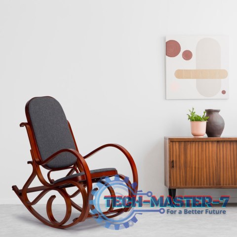 Fotel bujany na płozach bujak na biegunach ModernHome ModernHome Fotel bujany na płozach bujak na biegunach ModernHome ModernHome