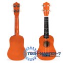 Gitara ukulele dla dzieci drewniana 4 struny nylonowe ECOTOYS ECOTOYS