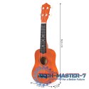Gitara ukulele dla dzieci drewniana 4 struny nylonowe ECOTOYS ECOTOYS