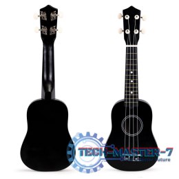 Gitara ukulele dla dzieci drewniana 4 struny nylonowe ECOTOYS ECOTOYS
