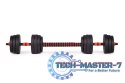 Hantle regulowane 2 x 10kg sztanga zestaw 20kg gryf ModernHome