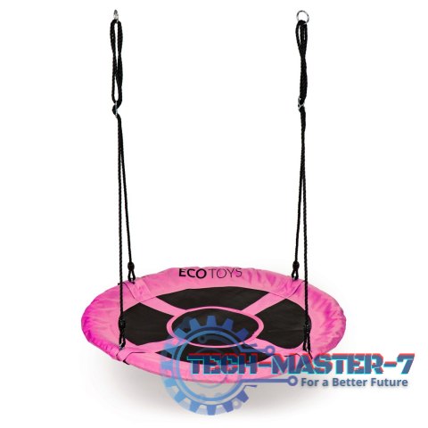 Huśtawka ogrodowa bocianie gniazdo 100cm ECOTOYS różowa ECOTOYS Huśtawka ogrodowa bocianie gniazdo 100cm ECOTOYS różowa ECOTOYS