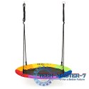 Huśtawka ogrodowa bocianie gniazdo 100cm ECOTOYS wielokolorowa ECOTOYS