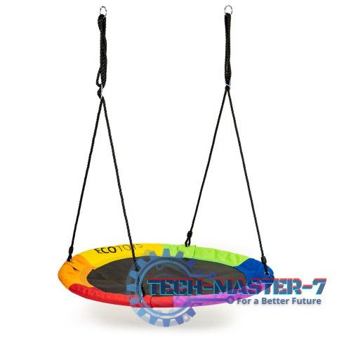 Huśtawka ogrodowa bocianie gniazdo 100cm ECOTOYS wielokolorowa ECOTOYS Huśtawka ogrodowa bocianie gniazdo 100cm ECOTOYS wielokolorowa ECOTOYS